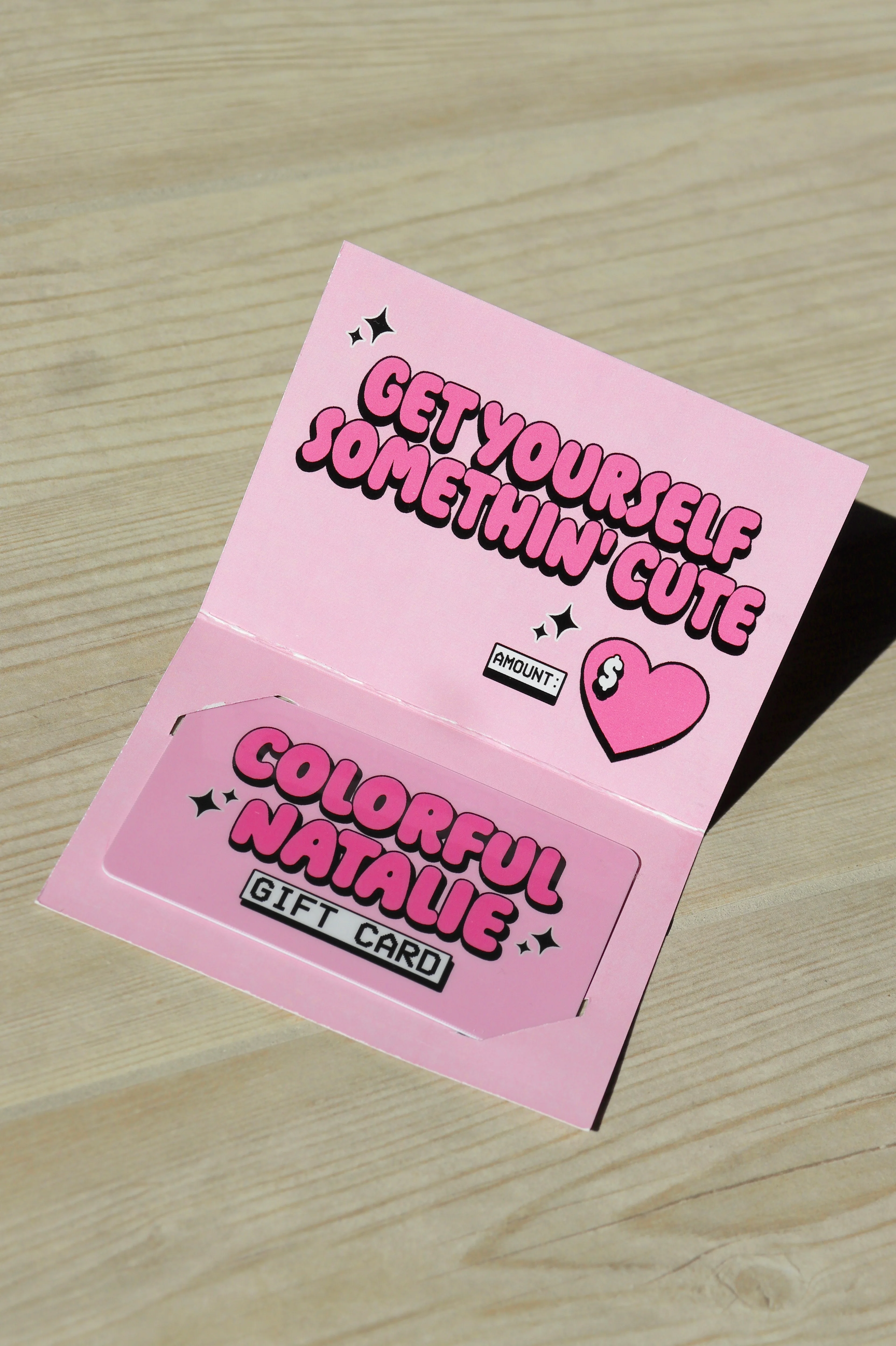 Colorful Natalie Physical Gift Card - Image 3