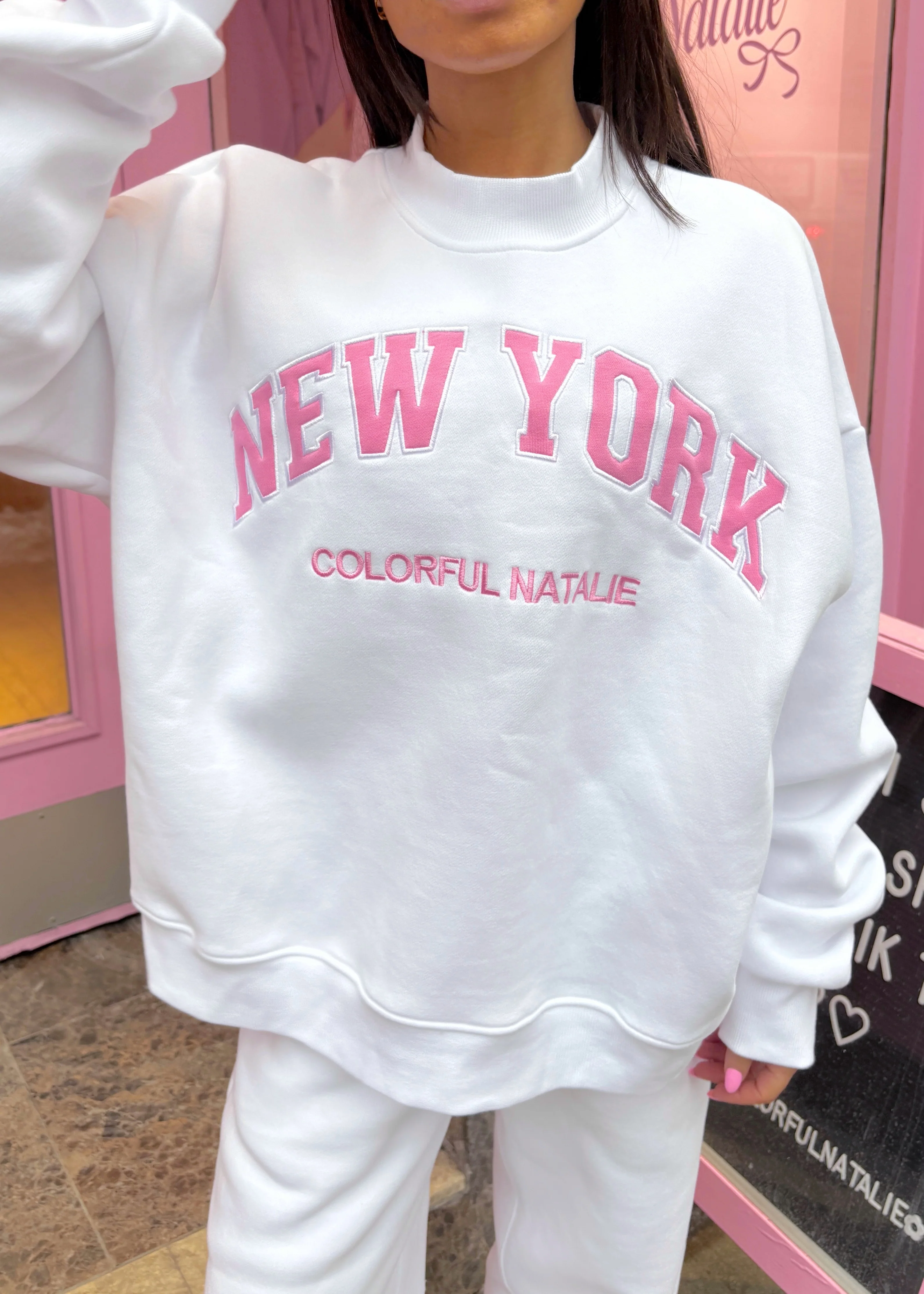 New York White Mockneck - Image 4
