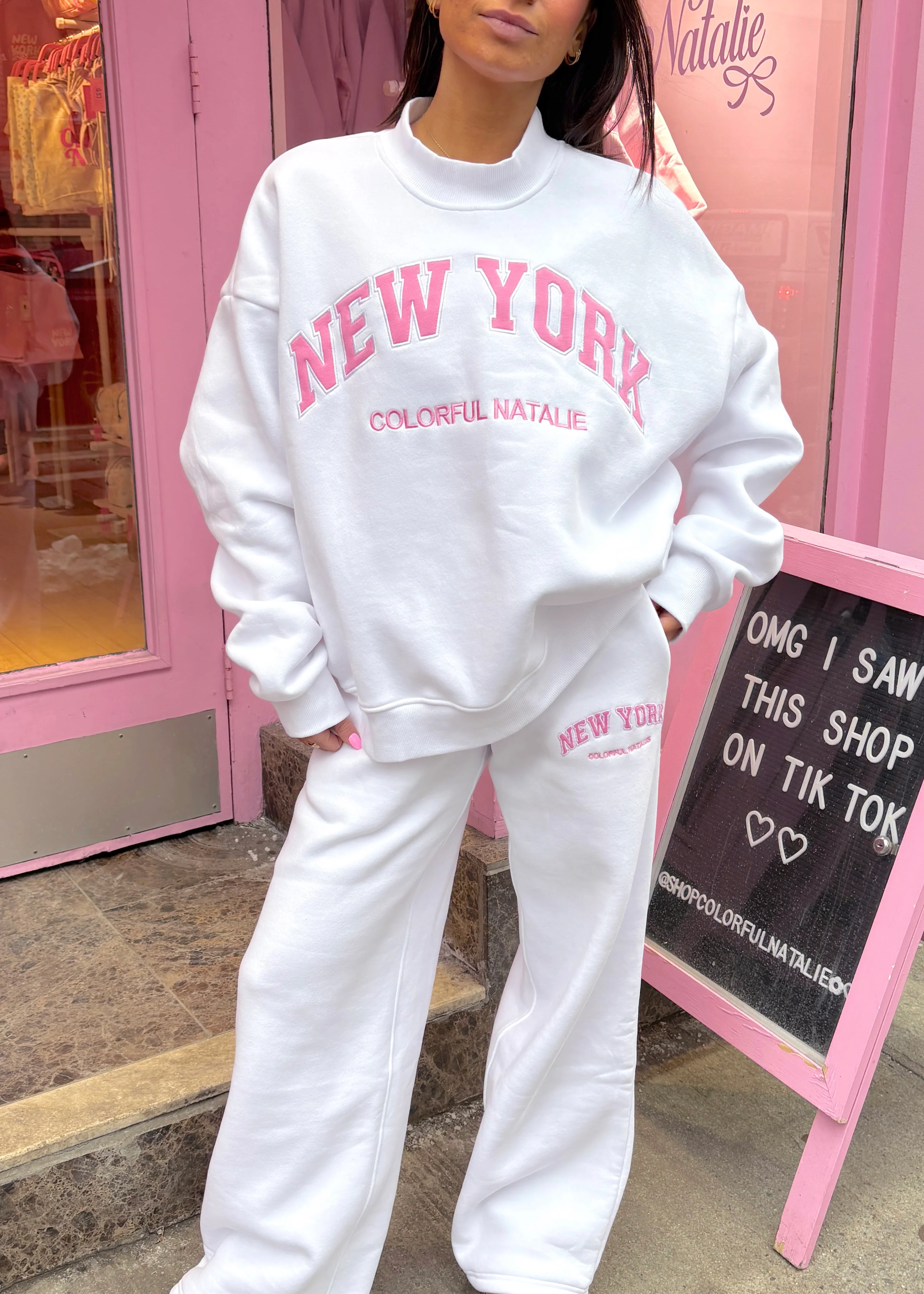 New York White Mockneck - Image 5