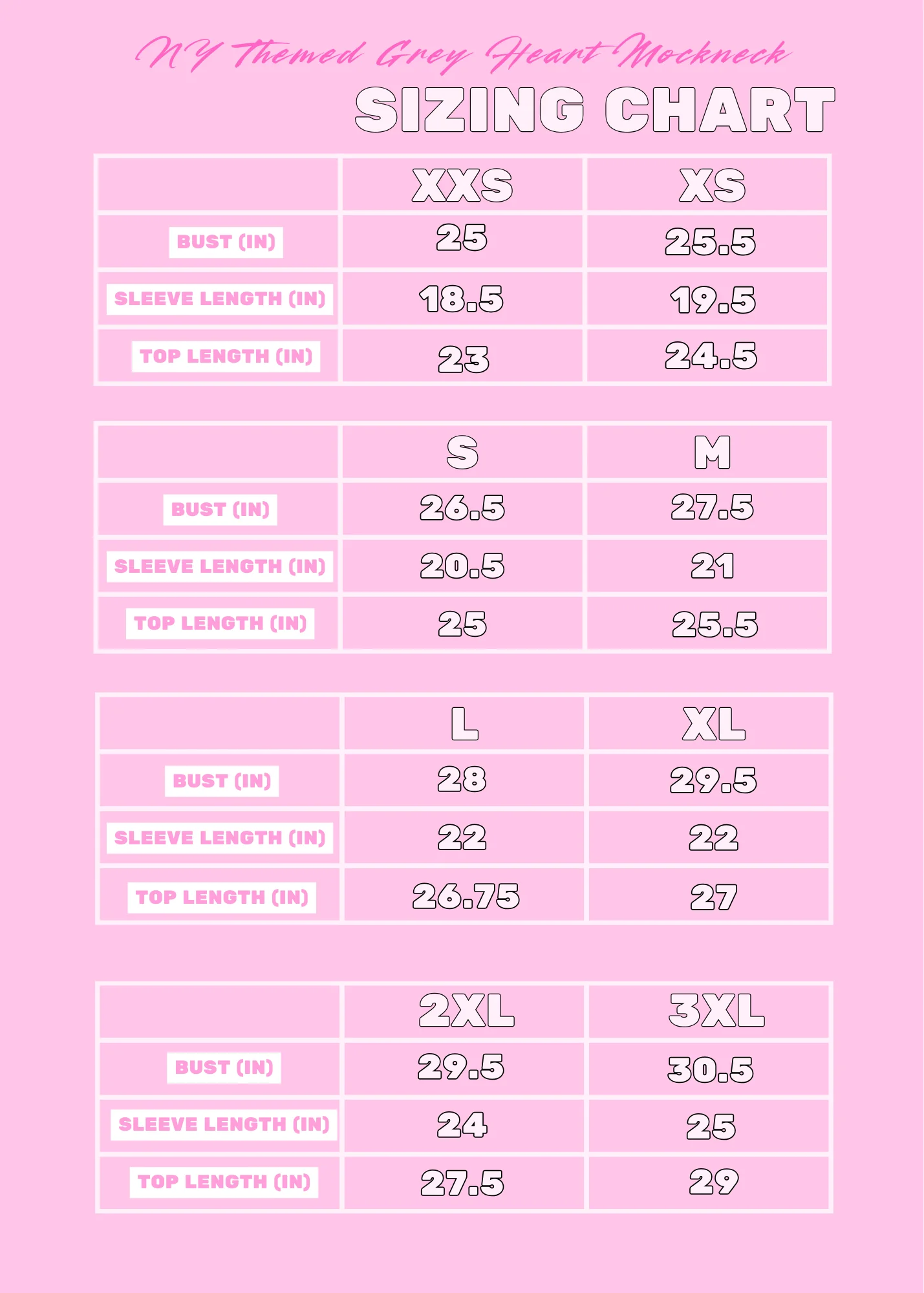 NY Themed Grey Heart Mockneck - Image 6