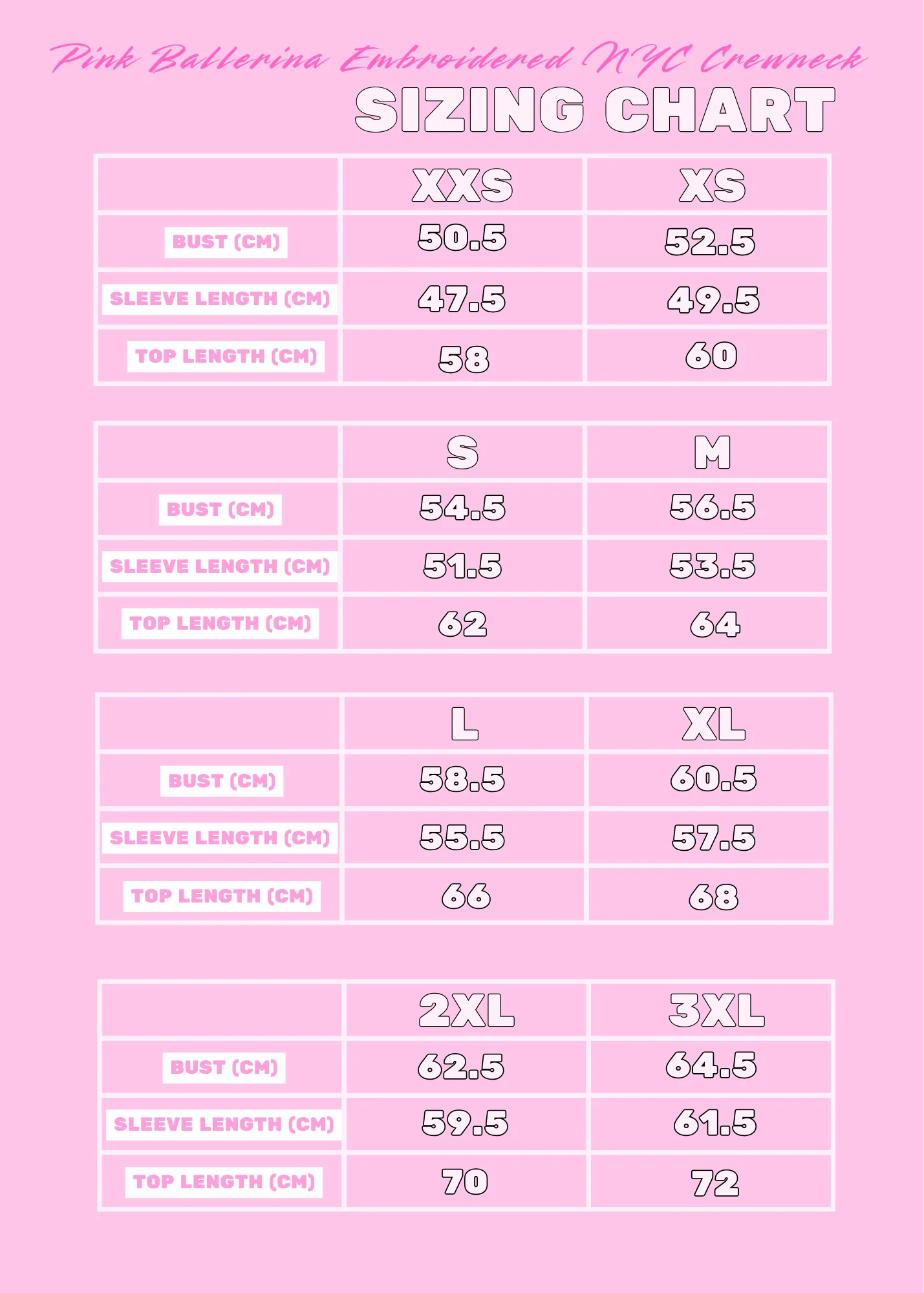 Pink Ballerina Embroidered NYC Crewneck - Image 4