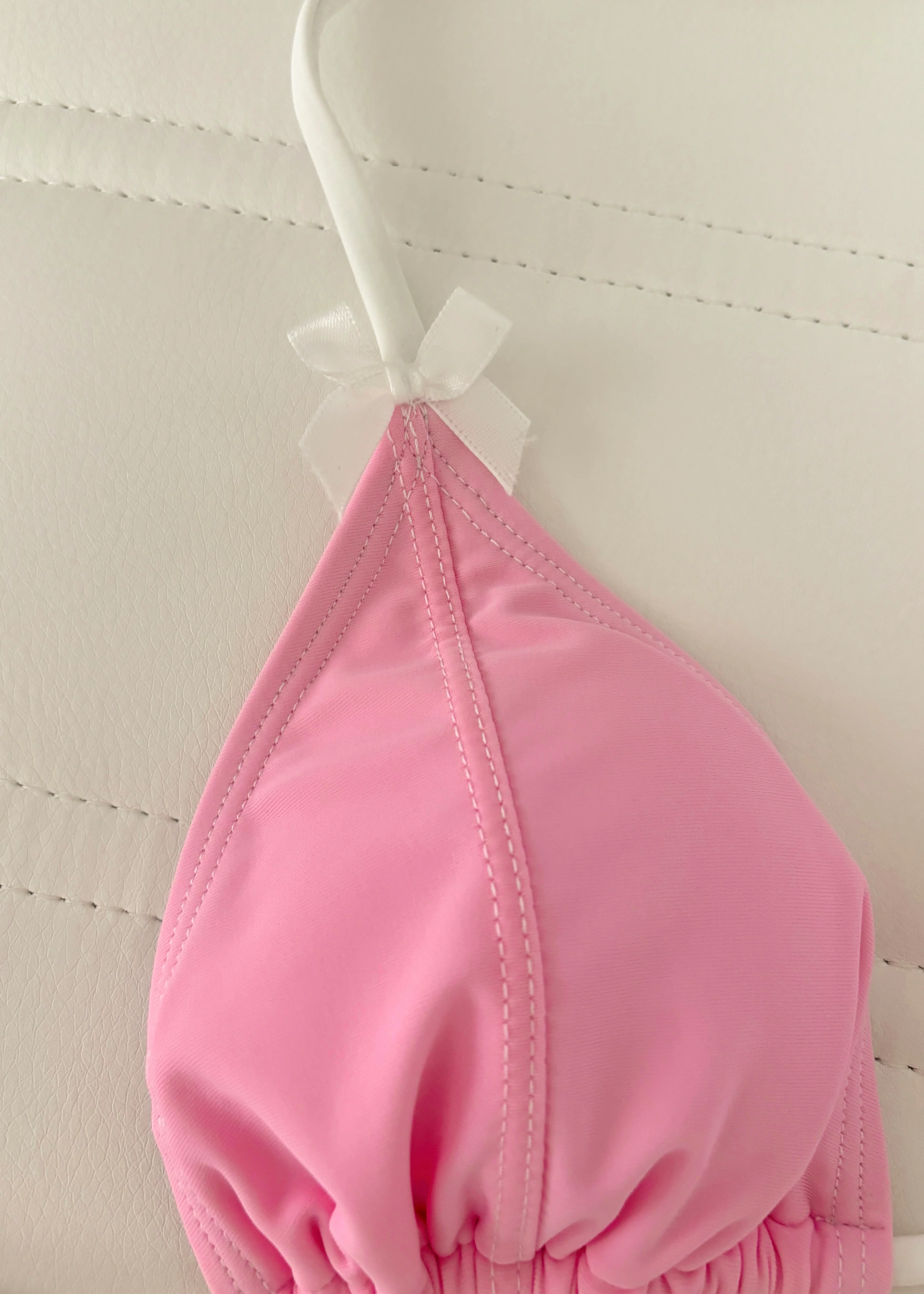 Pink Peony Bows Bikini Set - Image 3