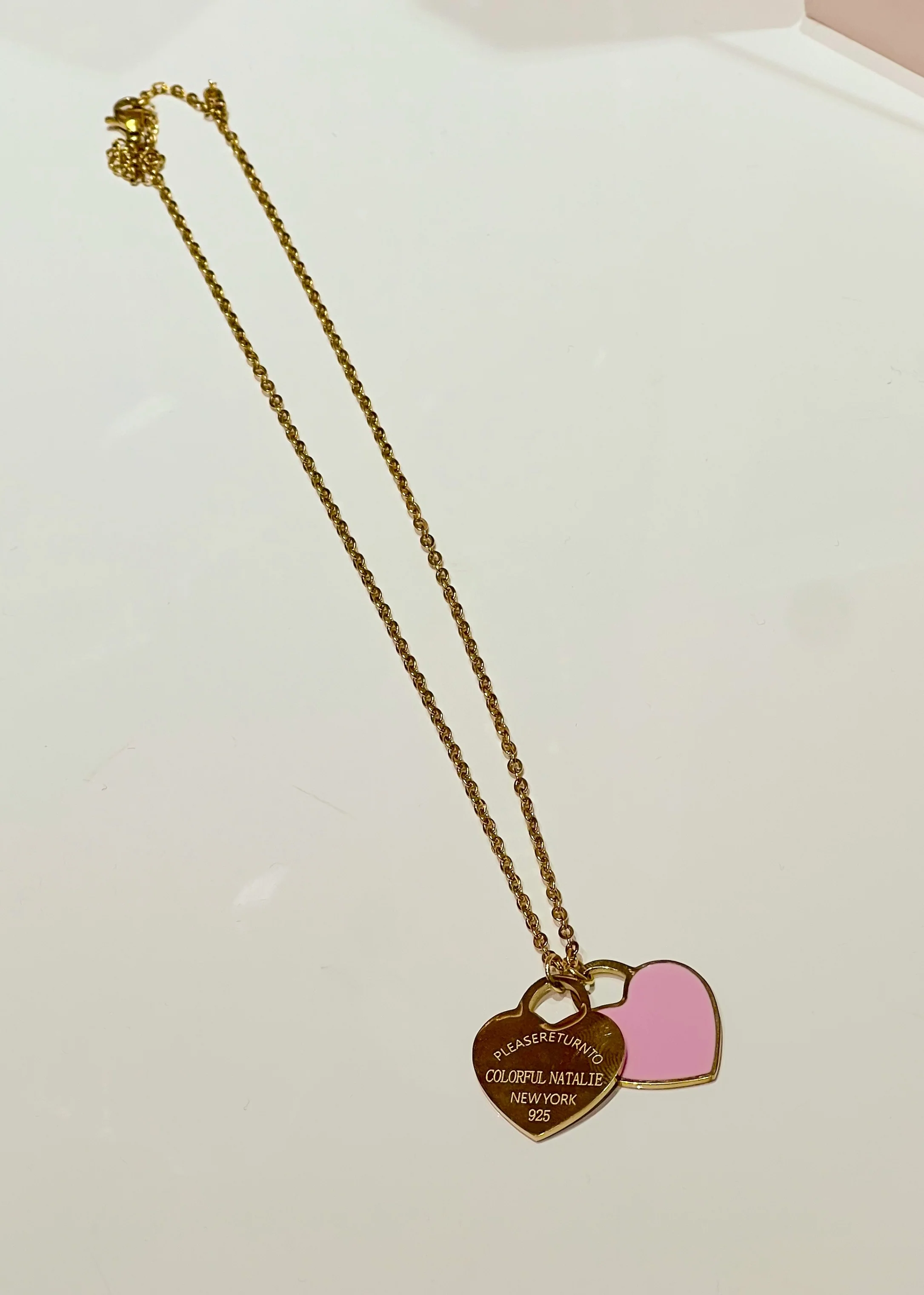 Pink Return To Heart Necklace - Image 3