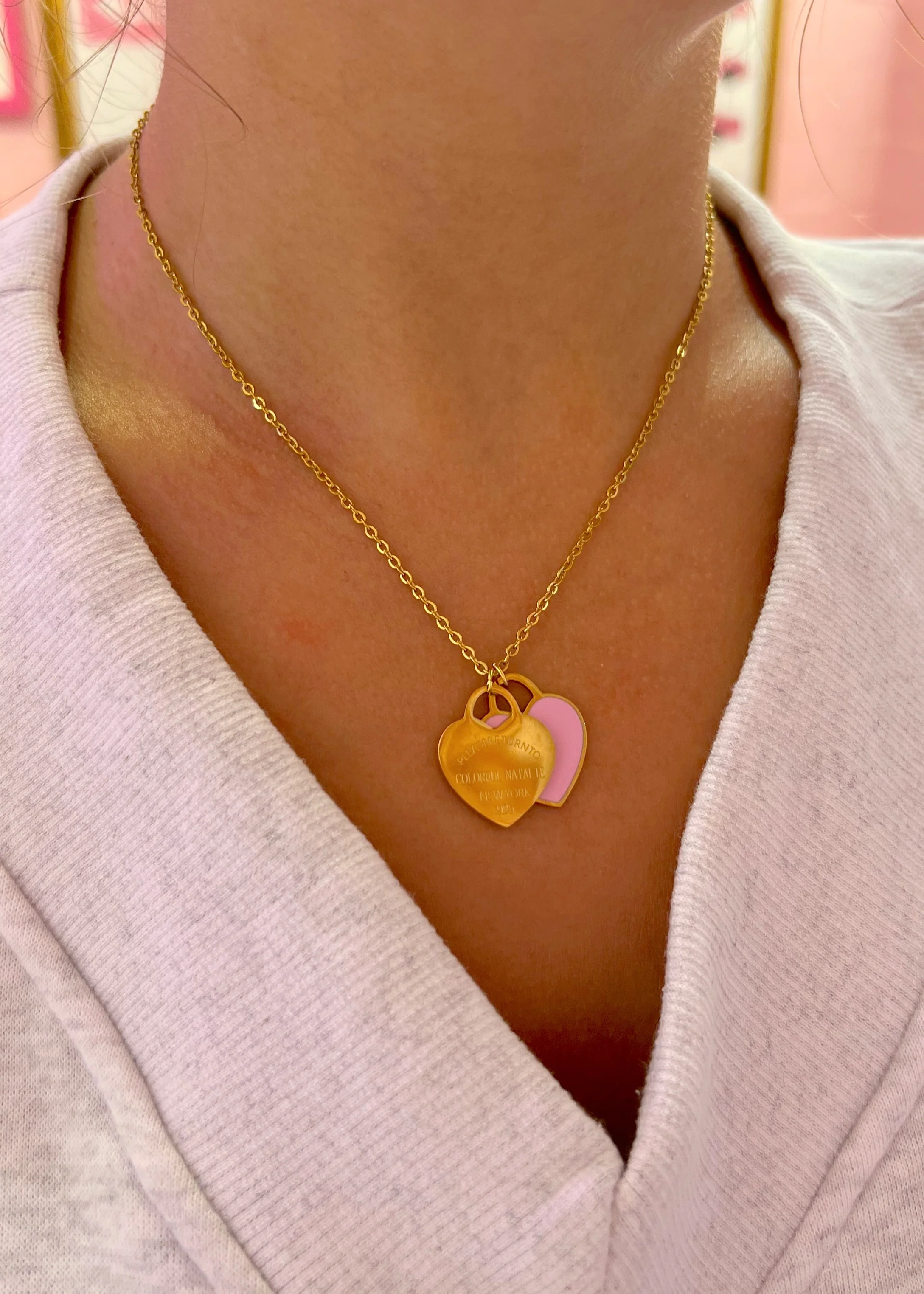 Pink Return To Heart Necklace - Image 5