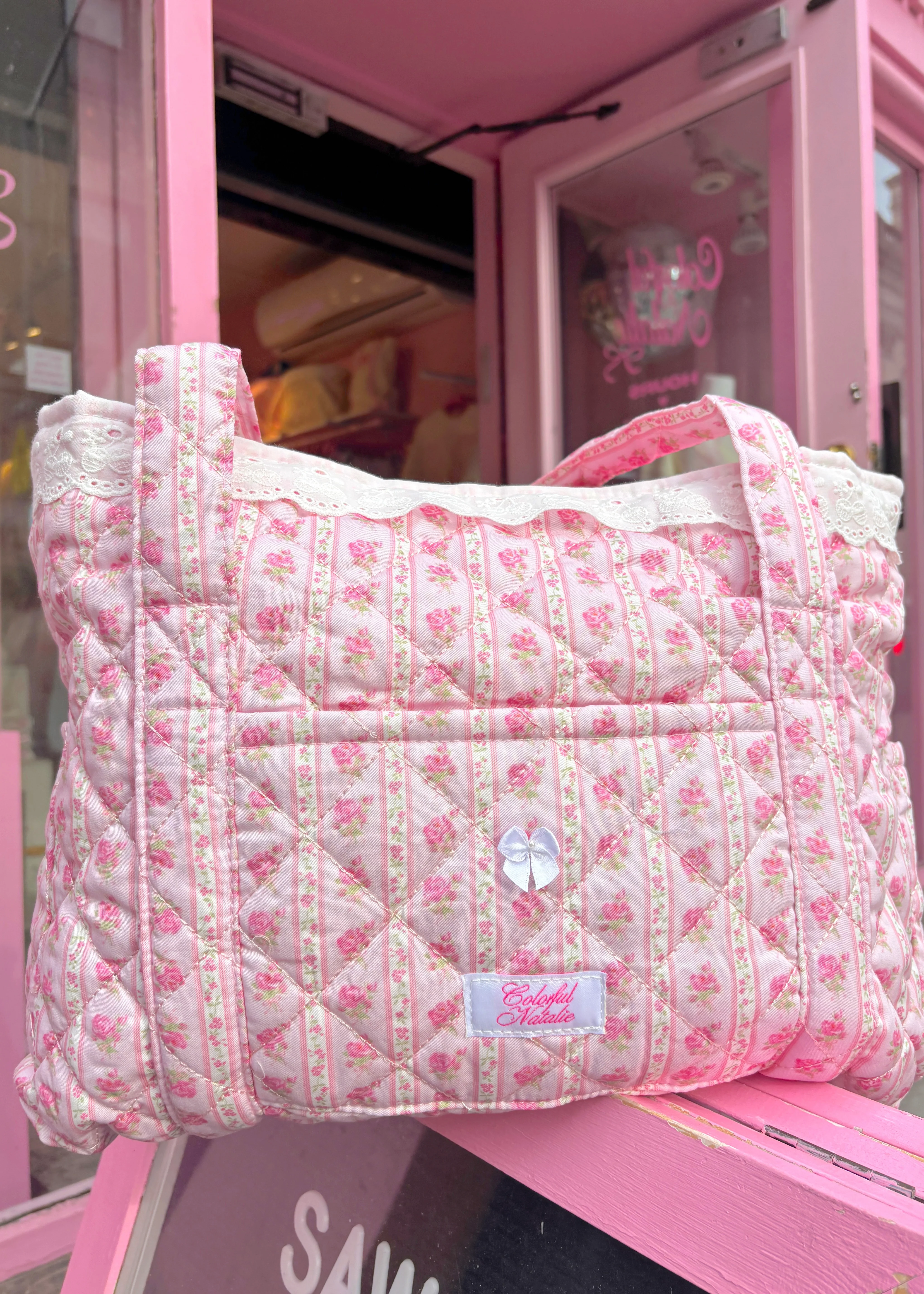 Sweet Dreams Lace Tote - Image 4