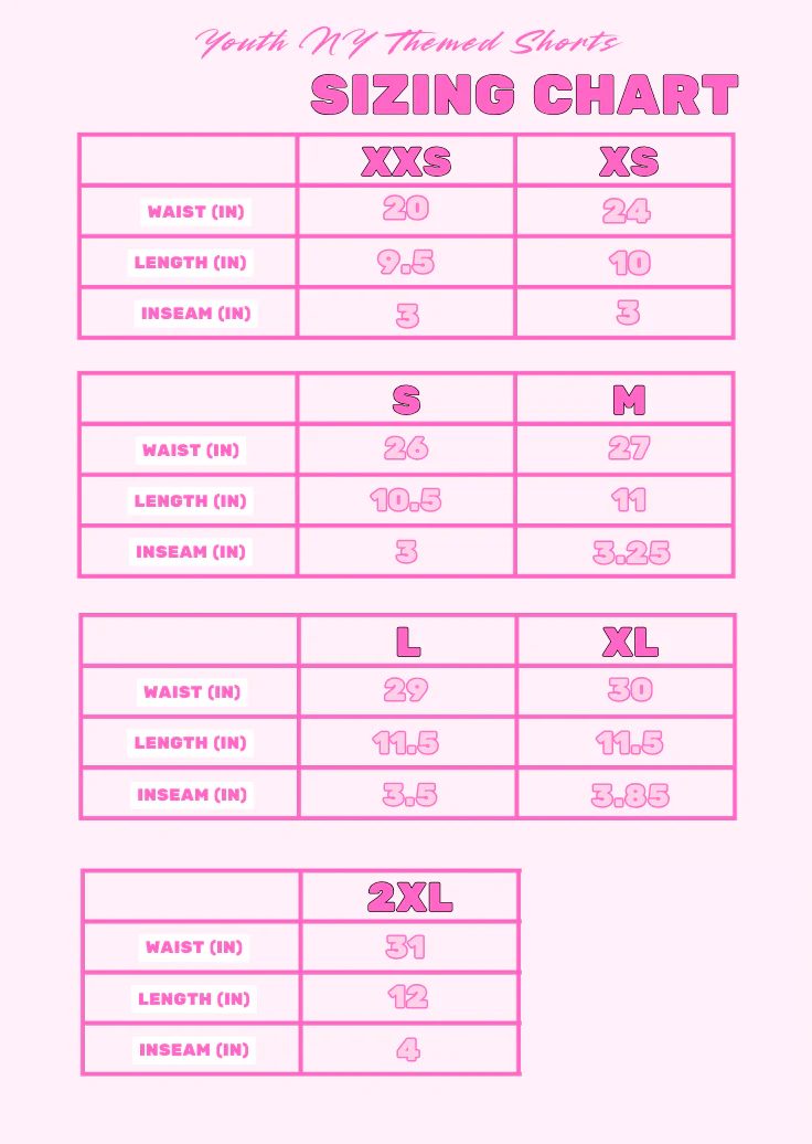 Youth NY Themed Shorts - Image 4